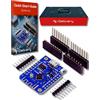 AZDelivery D1 Mini V3 NodeMCU ESP8266EX Modulo WLAN compatibile con Arduino incluso un E-Book!