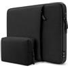 ZYB Custodia PC Portatile 13-13,3 Pollici, Custodia per MacBook Neo 13 MacBook Air 13 Pollici M5 M4 M3 M2 M1 2026 2025-2012, MacBook Pro 14/13 M5 M4 M3 M2 M1 2026-2012 Borsa etc 13.3 Laptop - Nero