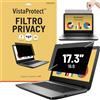 VistaProtect - Filtro Privacy Premium & Filtro Anti Luce Blu. Pellicola di Protezione per Laptop e Computer Portatile (17.3 pollici)