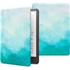 MoKo Custodia Compatibile con Kindle Paperwhite 11ª Generazione 2021 e 2022, Schermo da 6.8, Custodia Protettiva Ultra Sottile Leggera per Lettore Ebook, Blu & Verde