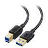 Cable Matters Cavo USB 3.0 (Cavo USB 3, Cavo USB 3.0 A a B) Colore Nero 1m