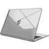 FINTIE Custodia Compatibile con MacBook Air 13 2020/2019/2018 (A2337 M1 / A2179 / A1932) - Cover Rigid Protettivo Guscio Rigido Case, Cristallo Grigio