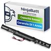 NinjaBatt Batteria A41-X550E per Asus X450 X450E X450FJ A450J A450E X550E X550D X550V X550Z X550DP X550ZA X751L X751M F450 F751MA X750JA X750JB X750JN X750LN R751 - Alte prestazioni [33Wh/14.8v]