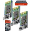 AZDelivery 3 x HC-05 HC-06 Modulo Bluetooth Wireless Modulo ricetrasmettitore RF RS232 seriale compatibile con Arduino incluso E-Book!