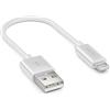 deleyCON 0,15m Lightning 8 Pin Cavo di Ricarica USB Cavo Dati Certificato MFI per Apple iPhone 14 Pro Max 14 Pro 14 Plus 14 SE 13 Pro Max 13 Pro 13 Mini 12 Pro Max 12 Pro 12 Mini - Bianco