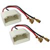 Aerzetix - C10876-2 connettori adattatori, coppia di altoparlanti - Compatibile con Ford C-Max S-Max Fiesta 09+ Fusion Focus Galaxy Kuga Mondeo Transit 2007+