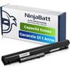 NinjaBatt Batteria per HP 740715-001 746641-001 OA04 OA03 15-D003SL 250 G3 HSTNN-LB5S 15-G092SA 250 G2 15-G094SA 746458-851 15-S000 HSTNN-LB5Y HSTNN-PB5Y - Alte prestazioni [4 Celles/2200mAh/33wh]