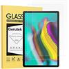 Gerutek 2-Pezzi Pellicola Protettiva per Samsung Tab S5e /S6 10.5 Pollici SM-T720/T725 & SM-T860/T865 [Vetro temperato][Ultra Trasparente][Anti-graffio][Bubble-Free][Durezza 9H] per Galaxy S5e /S6