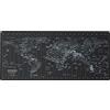 JIALONG Tappetino Mouse Grande Mouse Pad XXL Tappetino Scrivania (900x400mm) Confortevole, Lavabile, Base in Antiscivolo Personalizzato per Gaming, Ufficio, lavoro - Mappa del Mondo con Fuso Orario