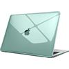 FINTIE Custodia Compatibile con MacBook Air 13 2020/2019/2018 (A2337 M1 / A2179 / A1932) - Cover Rigid Protettivo Guscio Rigido Case, Midnght Verde
