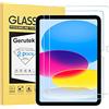 Gerutek 2-Pezzi Pellicola Protettiva per iPad (A16) 11a/10a Generazione (2025/2022), Vetro Temperato per iPad A16 [Ultra Trasparente] [Anti-graffio] [Durezza 9H]