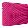 RAINYEAR make life easier RAINYEAR 13,3-13,6 pollici Laptop Sleeve Borsa imbottita compatibile 14 pollici Macbook Pro/Max M1 M2 M3 M4, 13,6 pollici Macbook A1369 A1466 A1278 e 13,3 pollici PC Notebook Chromebook(Rosa Scuro)