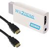 GoldOars Adattatore Wii a HDMI da Wii a HDMI Converter Adattatore Convertitore video Full HD 1080P con uscita audio Jack 3,5mm