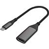 PULWTOP Adattatore da USB C a HDMI (4K a 60 Hz),Adattatore Da USB-C a HDMI 4K (compatibile con Thunderbolt 3) Per MacBook Pro 2018/2017/2016/MacBook Air/iPad Pro/XPS/Galaxy/Lenovo/Huawei,ecc(0.9m)