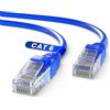 Mr. Tronic cavo Ethernet Cat 6 da 5m, Cavo di rete LAN Alta velocità con Connettori RJ45 - Patch Internet Compatibile con Cat 5e, 7, 8 | AWG24 UTP CCA (5 Metri, Blu)