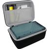 Khanka per Liene Amber M100/M200 Stampante Fotografica Portatile per Smartphone(10x15cm) custodia rigida con tasca a rete per accessori Liene DHP513 4x6'', solo custodia (Nero)