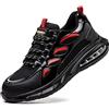 Rona Shoes Scarpe Antinfortunistiche Scarpe da Lavoro Antinfortunistiche Comode Leggere Comode Uomo Donna Omega Red EU 46