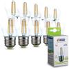 E-QUICKLY Lampadine Led E27 luce naturale - 7W equivalenti 60w, 700 lumen, Lampadina luce led naturale 4000k, Lampada attacco grande, lampadina led e27 vintage, lampadine led filamento e27, 10 PZ