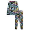Pokémon Pigiama Ragazzo e Adolescenti Lungo Pigiami Bambino Set Morbido Traspirante Pikachu Abbigliamento da Casa Idea Regalo (9-10 Anni, Nero AOP)