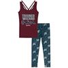 Harry Potter Completo Sportivo Bambina Top e Leggings Sportivi Bambina Ragazza (13-14 Anni, Borgogna/Navy)