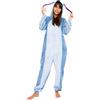 Disney Pigiama Intero Eeyore Donna | Costume Winnie The Pooh Adulto | Pigiama Animali Donna Flanella Blu XL