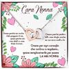 NONNA PROFESSIONISTA Collana Donna Nonna Amore Finitura in Oro, Argento Idee Regali per lei Mamma Compleanno Natale - Cofanetto con DEDICA incluso (Argento - Nonna)