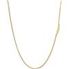 PROSTEEL Collana Serpente 2MM 16-30 Pollici Collana Uomo Acciaio Donna Argento Serpentina Agile Catenina Versatile Solo o Impilato in 316L Acciaio Inox