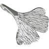 AFP Ginkgo Foglia, piccolo Ciondolo in Argento 925