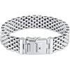 Kuzzoi, 335107, Bracciale da uomo in argento Sterling massiccio 925, larghezza 18 mm, argento, cod. 335107-021