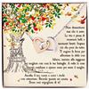 NONNA PROFESSIONISTA Collana Donna Figlia Nipote Amore Finitura in Oro, Argento Idee Regali per lei Compleanno Natale - Cofanetto con DEDICA incluso (Oro - Figlia)