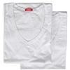 RAGNO Confezione 2 t-Shirt Uomo Maglietta Intima Manica Corta Camiciola Scollo V Cotone Bipack Articolo 601418, 010B Bianco, XL