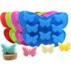 Milopon FA63 Butterfly Ice Cube Mold, Acrylic