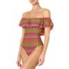 Goldenpoint Bikini Donna Costume Intero Liberty Villa, Colore Multicolor, Taglia 3