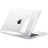 BlueSwan Cover compatibile con MacBook Air 13,6 Pollici M2 M3 A2681 A3113 2024 2022 con Touch ID, Plastica Custodia Rigida per Air 13 M3 M2 - Crystal Transparent