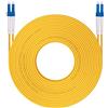 H!Fiber.com 20M OS2 LC to LC Fiber Patch Cable, Single Mode Jumper Duplex, 9/125um, LSZH Yellow, 1310/1550nm Wavelength for 1G/10G SMF SFP Module And More