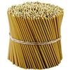 Danilovo Ritual Candele 100% Cera d'Api (Giallo) - Candele Ortodosse per la decorazione da tavolo, Altezza: 16,5 cm, (100 pezzi - 400 g)