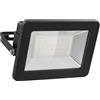 goobay 53874 Faretto LED da 50 W - Luce Bianca Neutra 4000 K - 4260 Lumen - Angolo di irradiazione 100 Gradi - Grado di Protezione IP65 - Nero