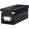 Leitz Click & Store WOW Scatola Archivio CD, per Archivio e Organizzazione di CD, Adatta a Casa e Ufficio, Nero, 60410095