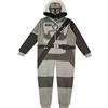 Star Wars Pigiama per Ragazzi The Mandalorian Grigio 11-12 Anni