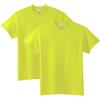 Gildan T-Shirt da Adulto in Ultra Cotone con Tasca, Confezione da 2 Camicia, Verde Sicurezza, XL Uomo