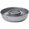 patisse 03645, Stampo per pasticceria con camino, stampo a corona, acciaio rivestito, antiaderente Silver Top, Ø 24 cm, grigio argento