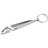 Wedo Pinzetta Togli-Zecche Portachiavi ad Anello e Catena, 11 cm, Argento