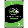 Seagate BarraCuda, 2 TB, Hard Disk Interno, SATA da 6 GBit/s, 3,5, 7.200 RPM, Cache da 64 MB per PC Desktop, Pacchetto di Facile Apertura (ST2000DM008), Amazon Exclsusivo