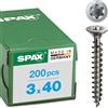 Spax Vite da muro (acciaio inox v2a, a 3 mm, 3x40mm)