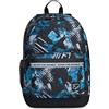 Seven Sevrn Zaino Scuola The Double Pro XXL, Blu, Zaino Doppio Scomparto con Auricolari Earphones Wireless, Tasca Porta PC e Tasca Porta Borraccia, Scuola, Ragazzo