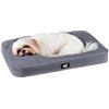 Ferplast Cuccia Ortopedica per Cani Piccoli Materassino per Cani Impermeabile e Antigraffio Cuccia Morbida Polo, 65 x 40 x h 8 CM, GRIGIO