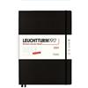 LEUCHTTURM1917 367821 - Agenda settimanale Master (A4+) 2024, con quaderno extra per indirizzi e anniversari, nero, tedesco, 12 mesi