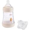 CHICCO Descrizione Chicco Perfect 5 Biberon 0Mesi+ 150ml + Gommottino 0-2 Mesi Silicone Neutro