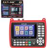 Geevorks Digitale Satellitare Finder, Geevorks Satellite TV Signal Finder Digital Handheld Signal Meter Satellite Finder H.265 HEVC MPEG-4 4,3 pollici TFT LCD (EU Plug),ST-5150 DVB-S2 / T2 / C COMBO HD