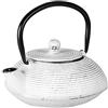 Lacor 68667 - Teiera, ghisa, bianco, 0,5 l Qualità professionale